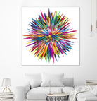 Color Explosion Three by Florian Habermann on GIANT ART - yellow vector illustration