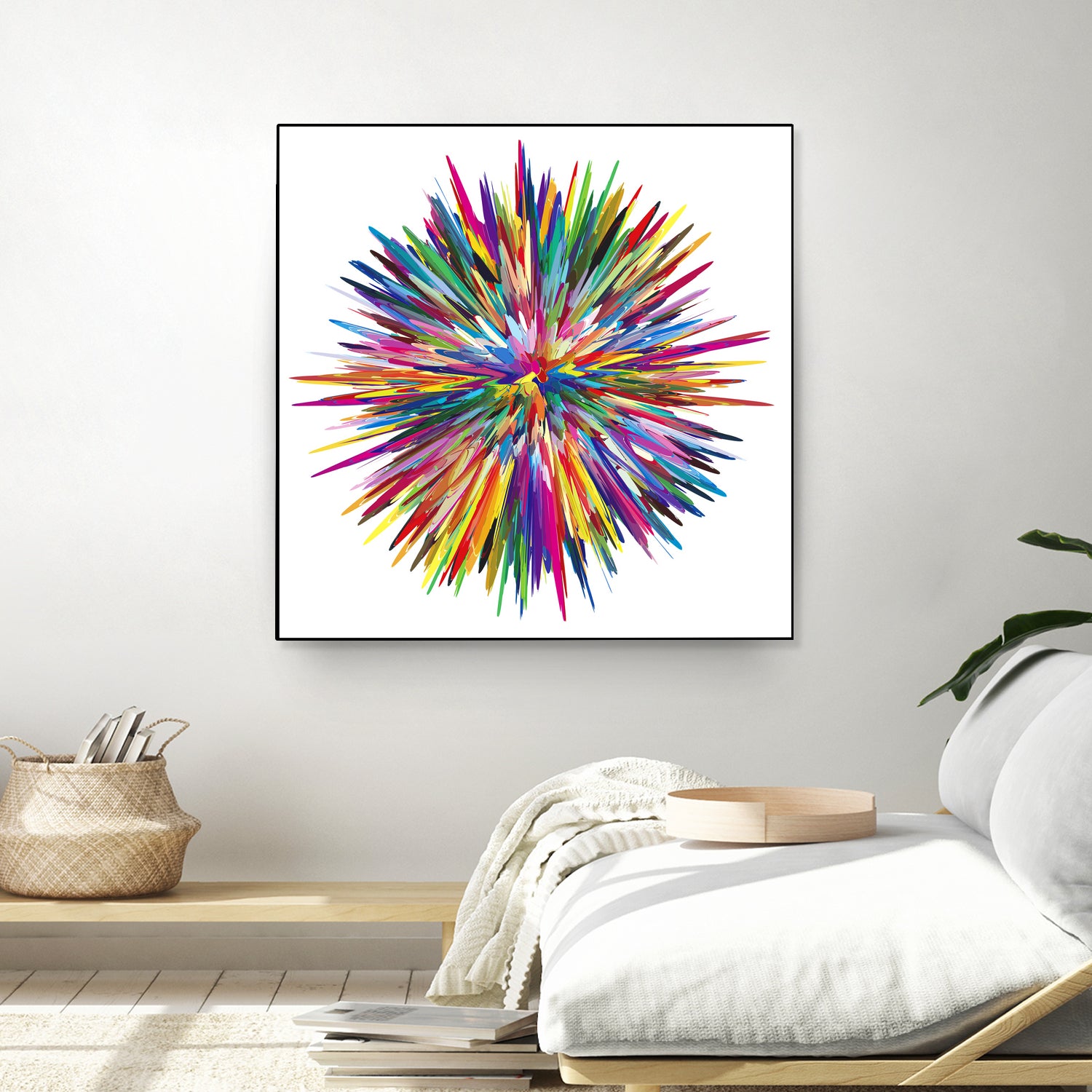 Color Explosion Three by Florian Habermann on GIANT ART - yellow vector illustration