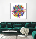 Color Explosion Three by Florian Habermann on GIANT ART - yellow vector illustration