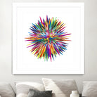 Color Explosion Three by Florian Habermann on GIANT ART - yellow vector illustration