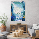 Ocean White by Alicia Jones on GIANT ART - white digital painting