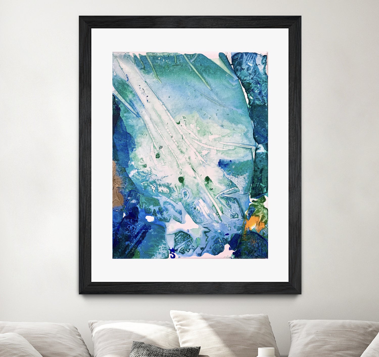 Ocean White by Alicia Jones on GIANT ART - white digital painting