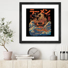 Great Ramen off Kanagawa by Ilustrata design on GIANT ART - white digital drawing