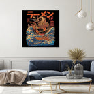 Great Ramen off Kanagawa by Ilustrata design on GIANT ART - white digital drawing