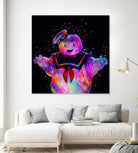 Stay Puft by Alessandro Pautasso on GIANT ART - black digital painting