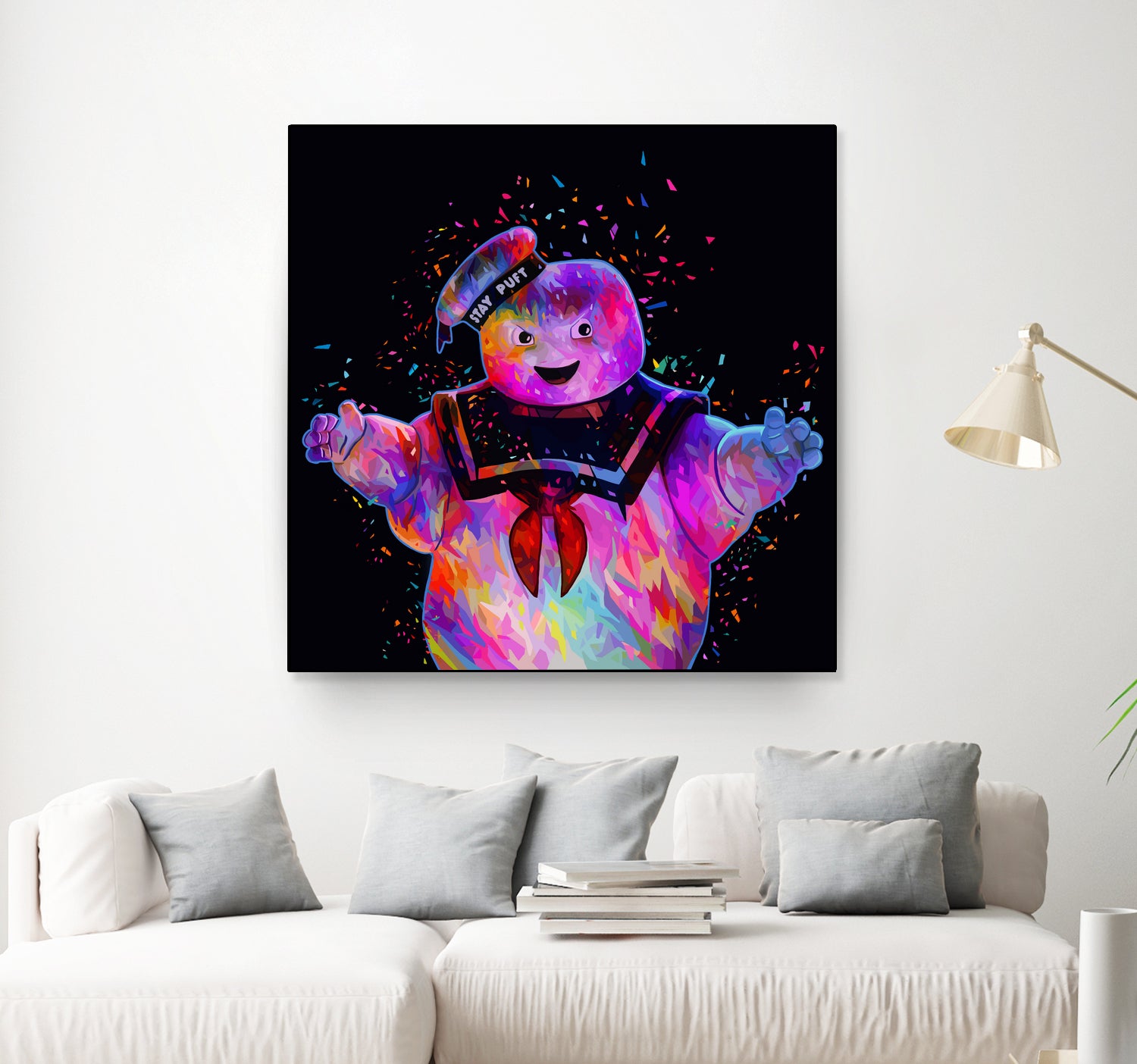 Stay Puft by Alessandro Pautasso on GIANT ART - black digital painting