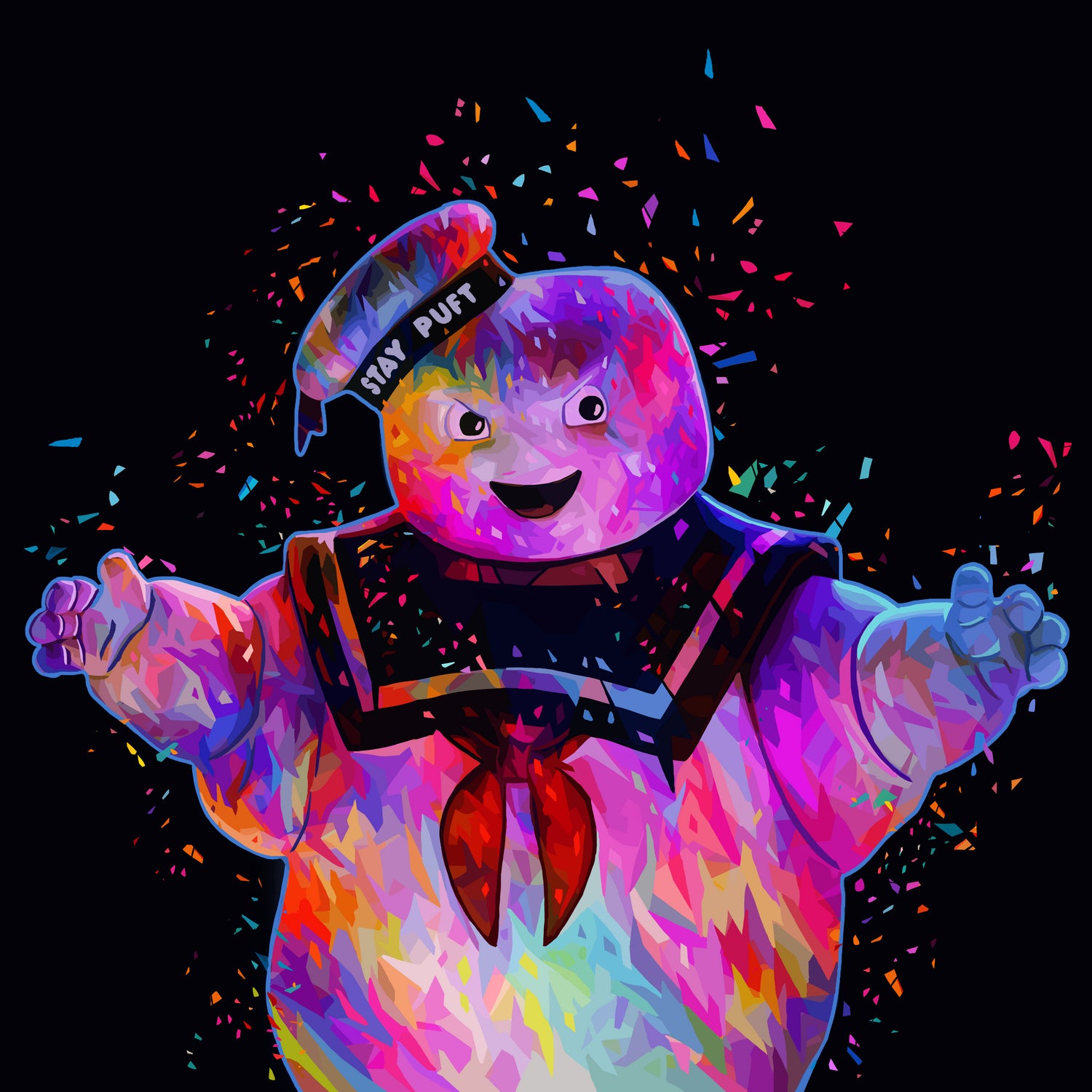 Stay Puft by Alessandro Pautasso on GIANT ART - black digital painting