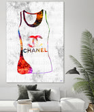 Chanel Shirt by Daniel Janda on GIANT ART - pink mixed media