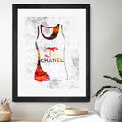 Chanel Shirt by Daniel Janda on GIANT ART - pink mixed media