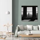 New York window by Irenka Barud on GIANT ART - black photo manipulation