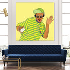 FRESH PRINCE OF BEL AIR by Nurul Aimi Binti Yahaya on GIANT ART - yellow digital drawing