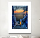 Santorini 15 by Haris Kavalla on GIANT ART - blue photo manipulation