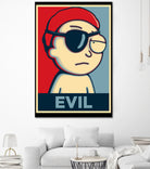 EVIL by Christopher Sanabria on GIANT ART - red digital painting