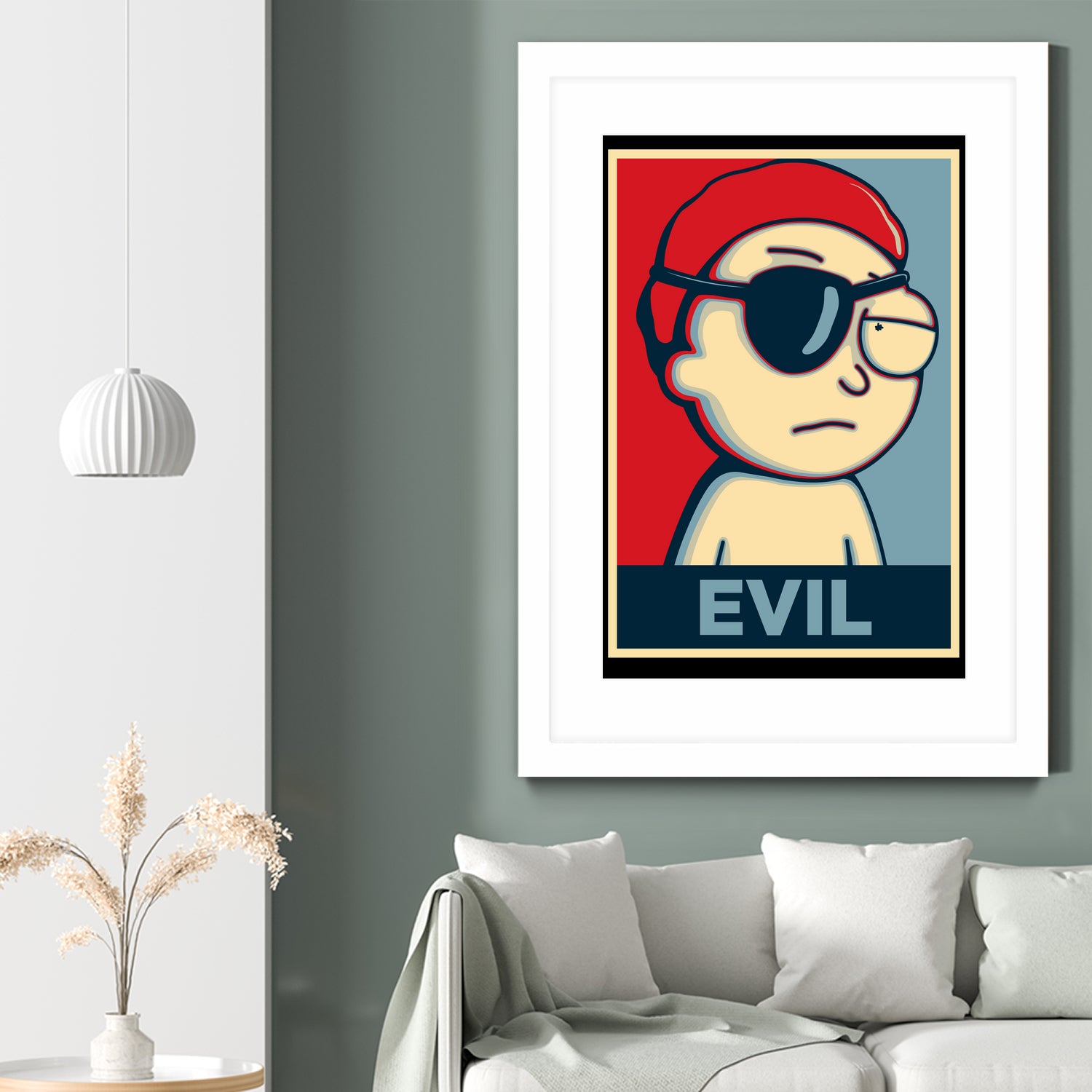 EVIL by Christopher Sanabria on GIANT ART - red digital painting