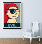 EVIL by Christopher Sanabria on GIANT ART - red digital painting