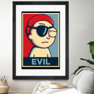 EVIL by Christopher Sanabria on GIANT ART - red digital painting