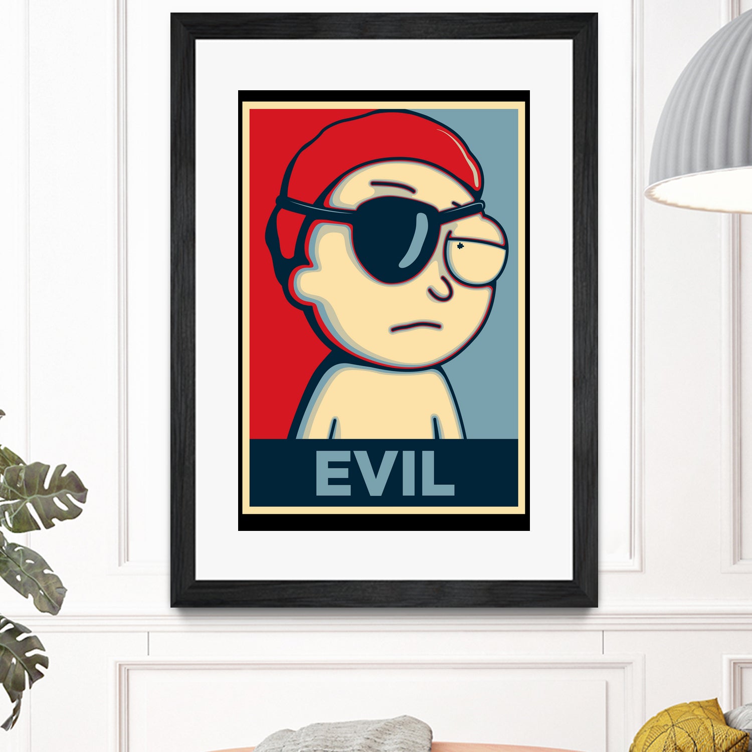 EVIL by Christopher Sanabria on GIANT ART - red digital painting