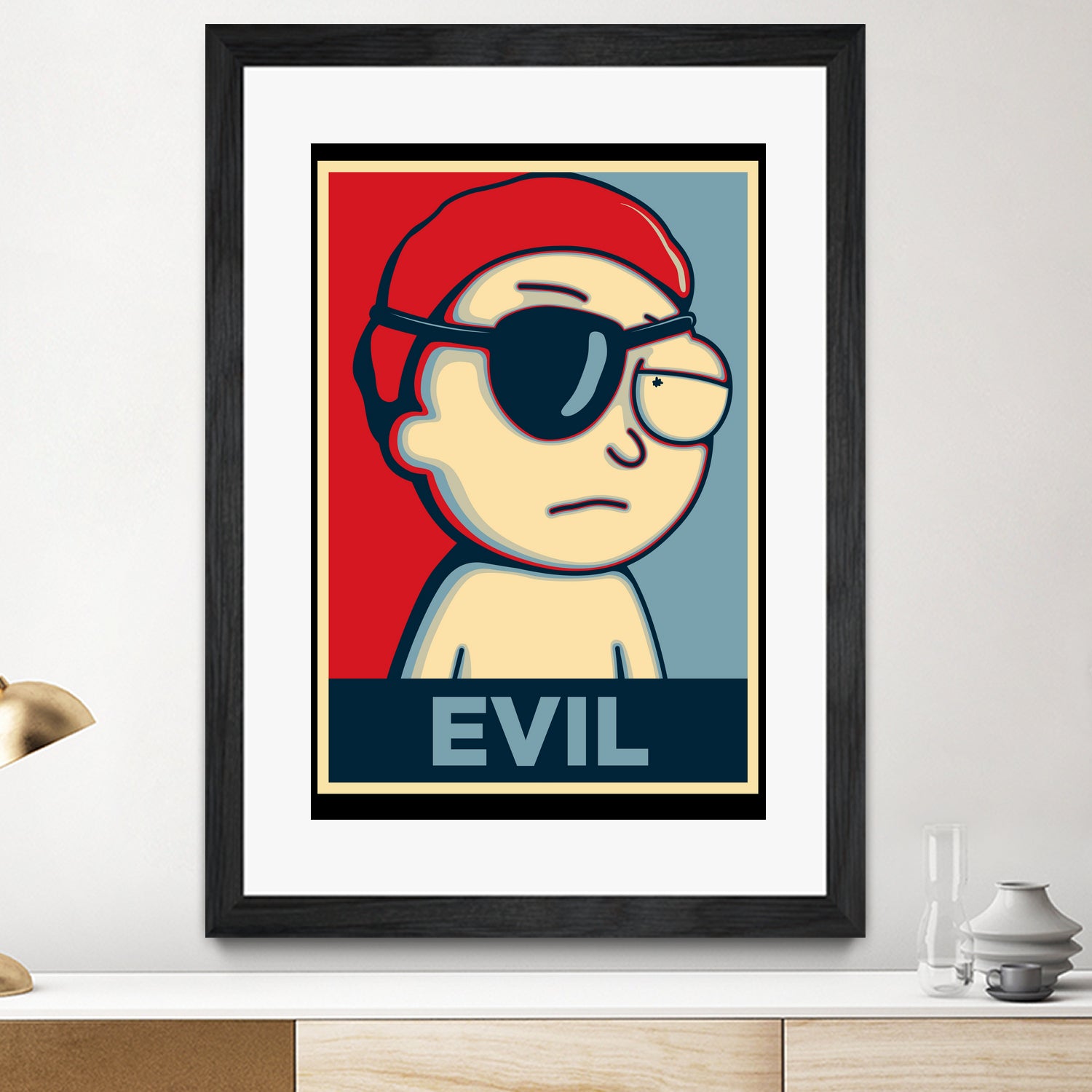 EVIL by Christopher Sanabria on GIANT ART - red digital painting