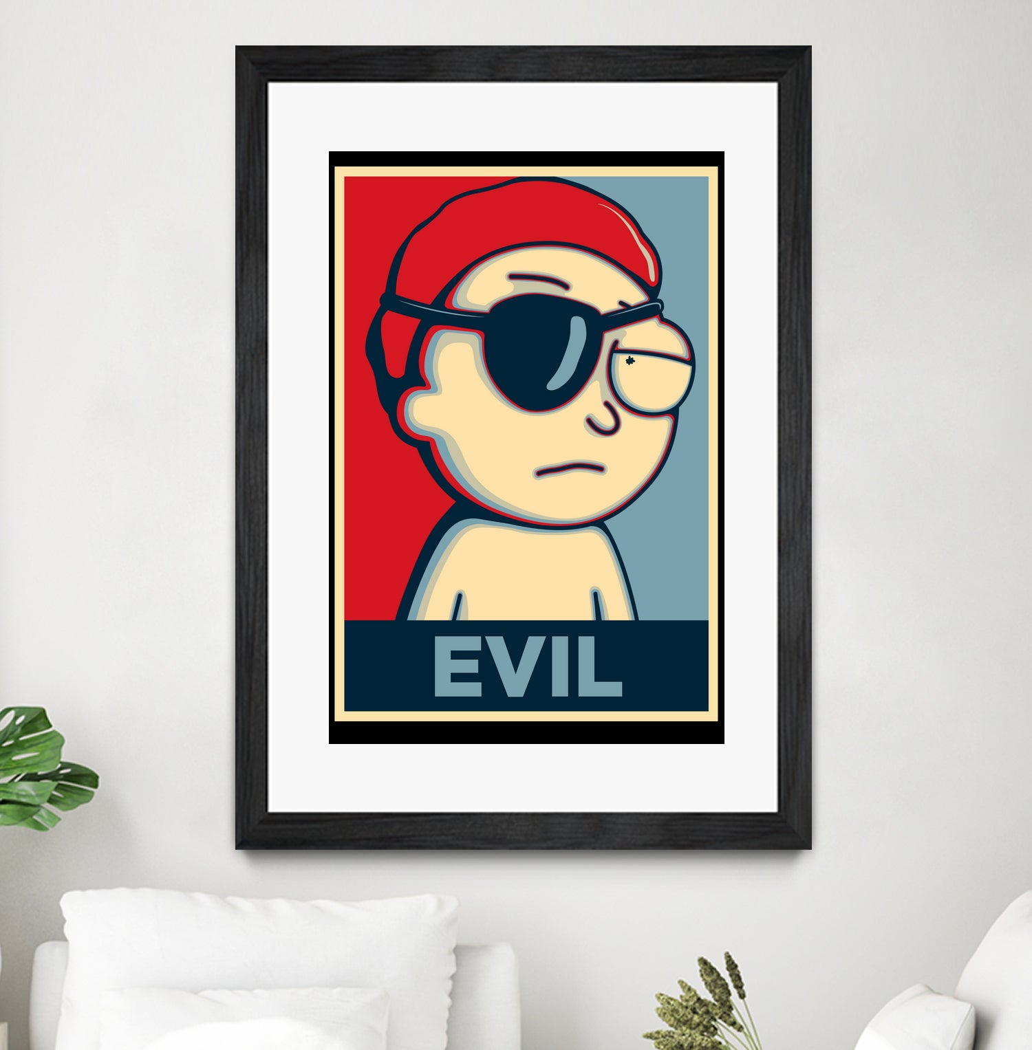 EVIL by Christopher Sanabria on GIANT ART - red digital painting