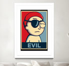 EVIL by Christopher Sanabria on GIANT ART - red digital painting