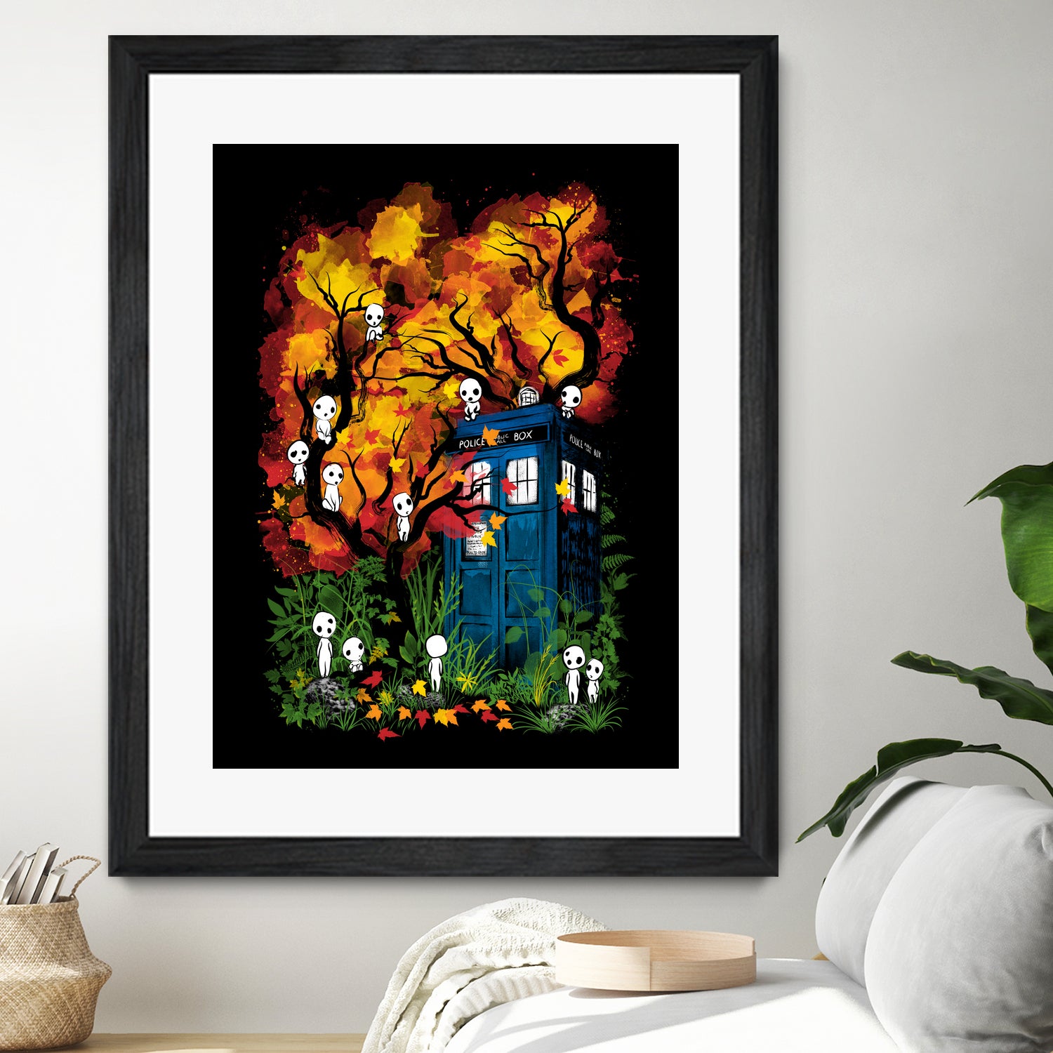 The Doctor in the Forest by Antonio Camarena on GIANT ART - black digital painting