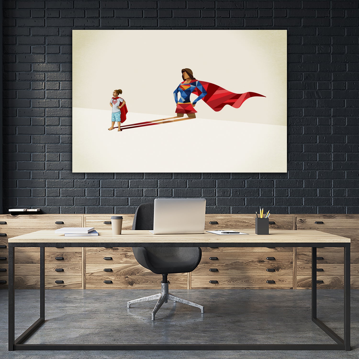 Kid of Steel 2 by Jason Ratliff on GIANT ART - red vector illustration