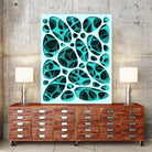 Interarea #16 by fabrice blin on GIANT ART - blue digital drawing