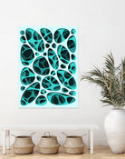 Interarea #16 by fabrice blin on GIANT ART - blue digital drawing