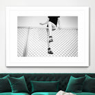 Hoping Fences by Linas Vaitonis on GIANT ART - gray photo illustration