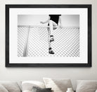 Hoping Fences by Linas Vaitonis on GIANT ART - gray photo illustration