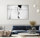 Hoping Fences by Linas Vaitonis on GIANT ART - gray photo illustration