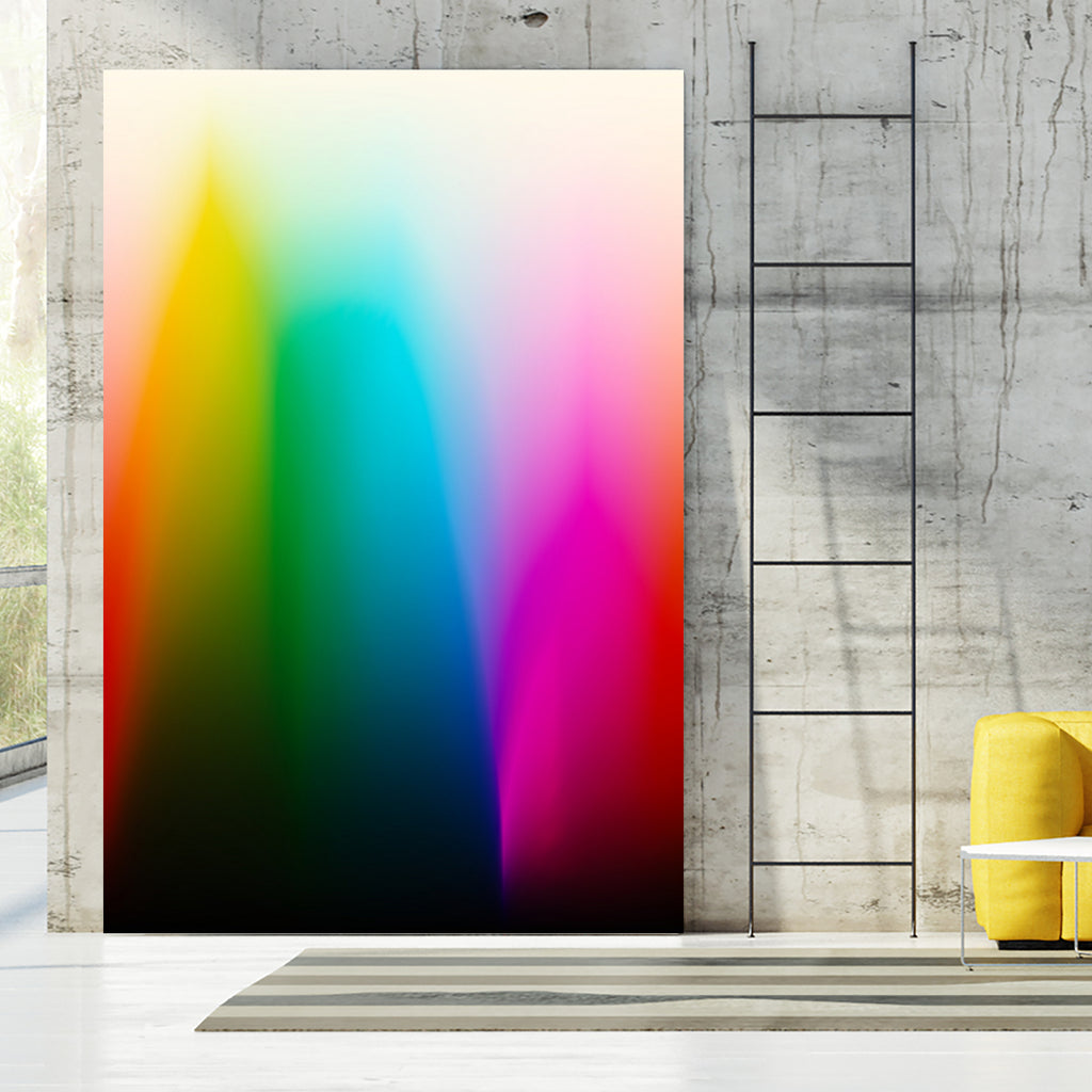 Every Color Rainbow Gradient on Film Stock by William Bottini on GIANT ART - red photo illustration