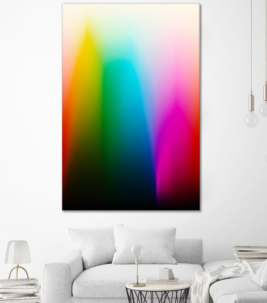 Every Color Rainbow Gradient on Film Stock by William Bottini on GIANT ART - red photo illustration