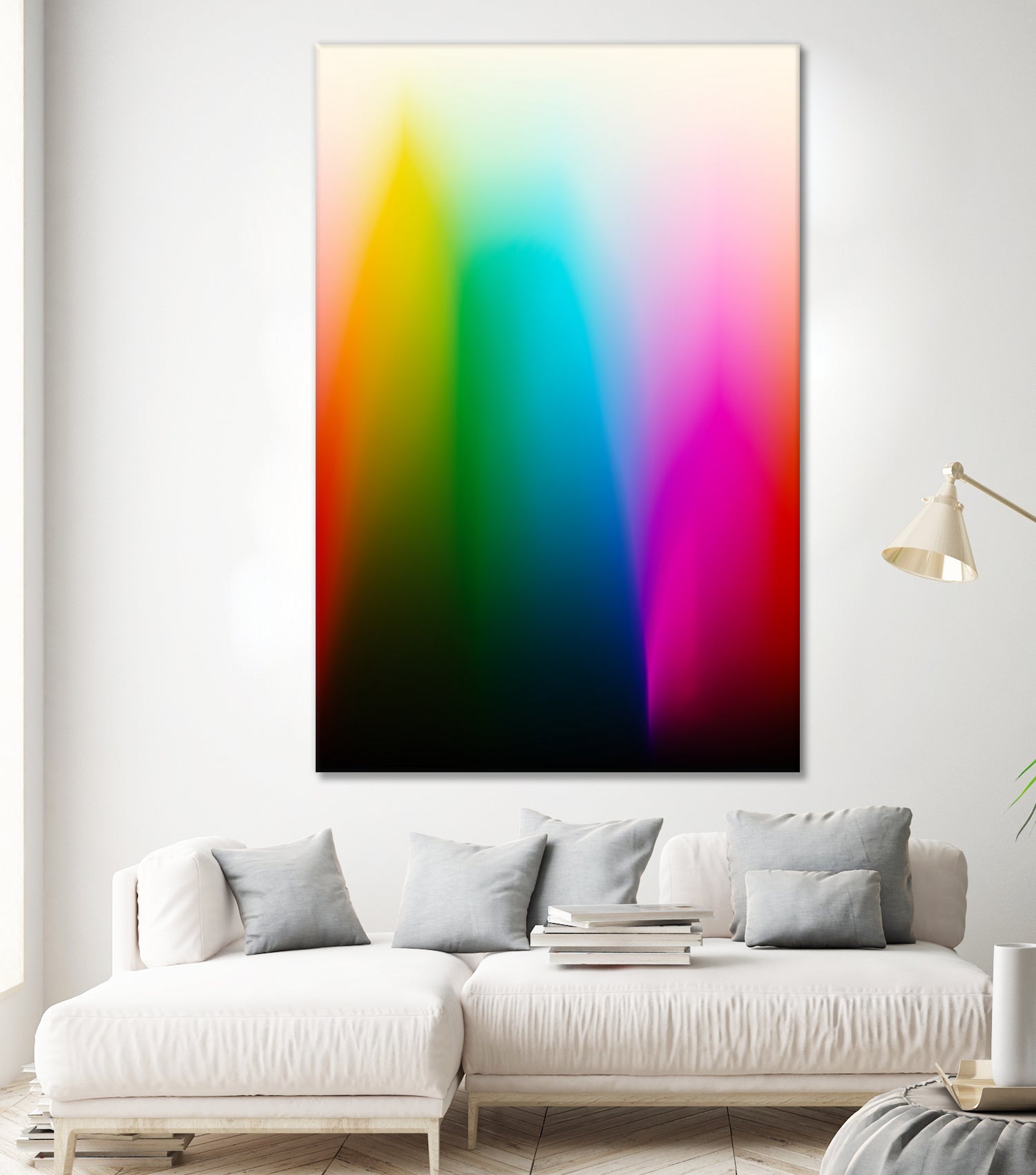 Every Color Rainbow Gradient on Film Stock by William Bottini on GIANT ART - red photo illustration