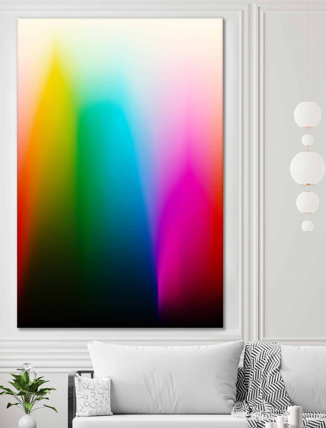 Every Color Rainbow Gradient on Film Stock by William Bottini on GIANT ART - red photo illustration