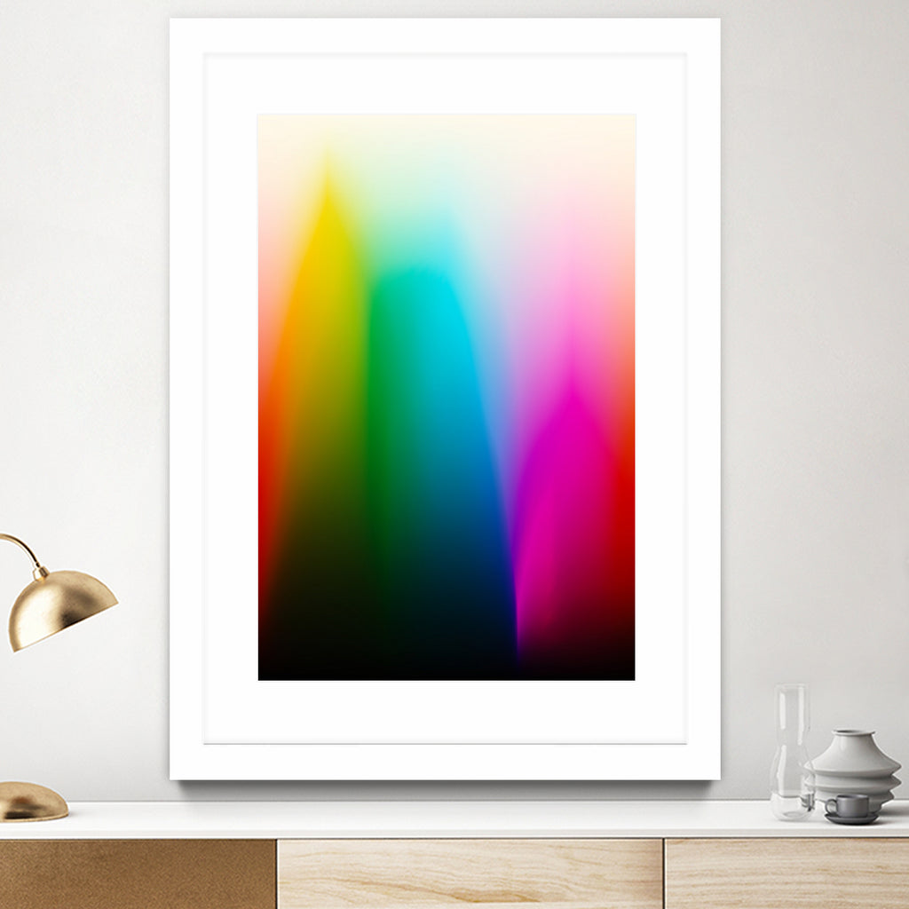 Every Color Rainbow Gradient on Film Stock by William Bottini on GIANT ART - red photo illustration