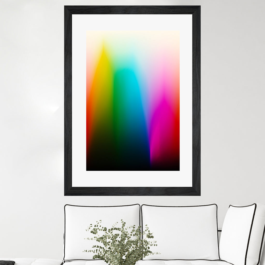 Every Color Rainbow Gradient on Film Stock by William Bottini on GIANT ART - red photo illustration