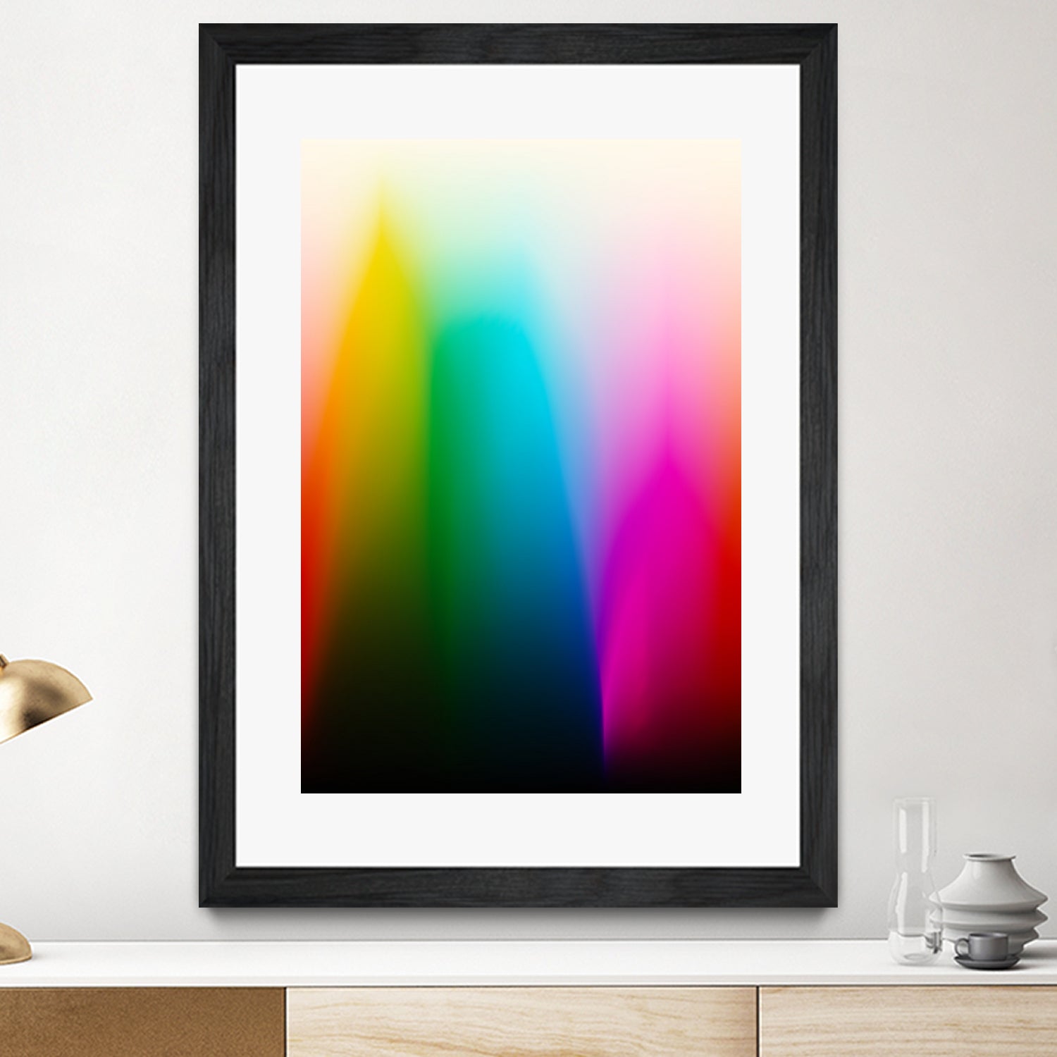 Every Color Rainbow Gradient on Film Stock by William Bottini on GIANT ART - red photo illustration