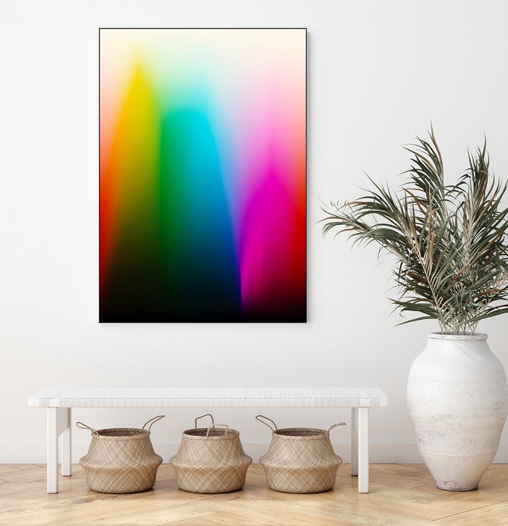 Every Color Rainbow Gradient on Film Stock by William Bottini on GIANT ART - red photo illustration