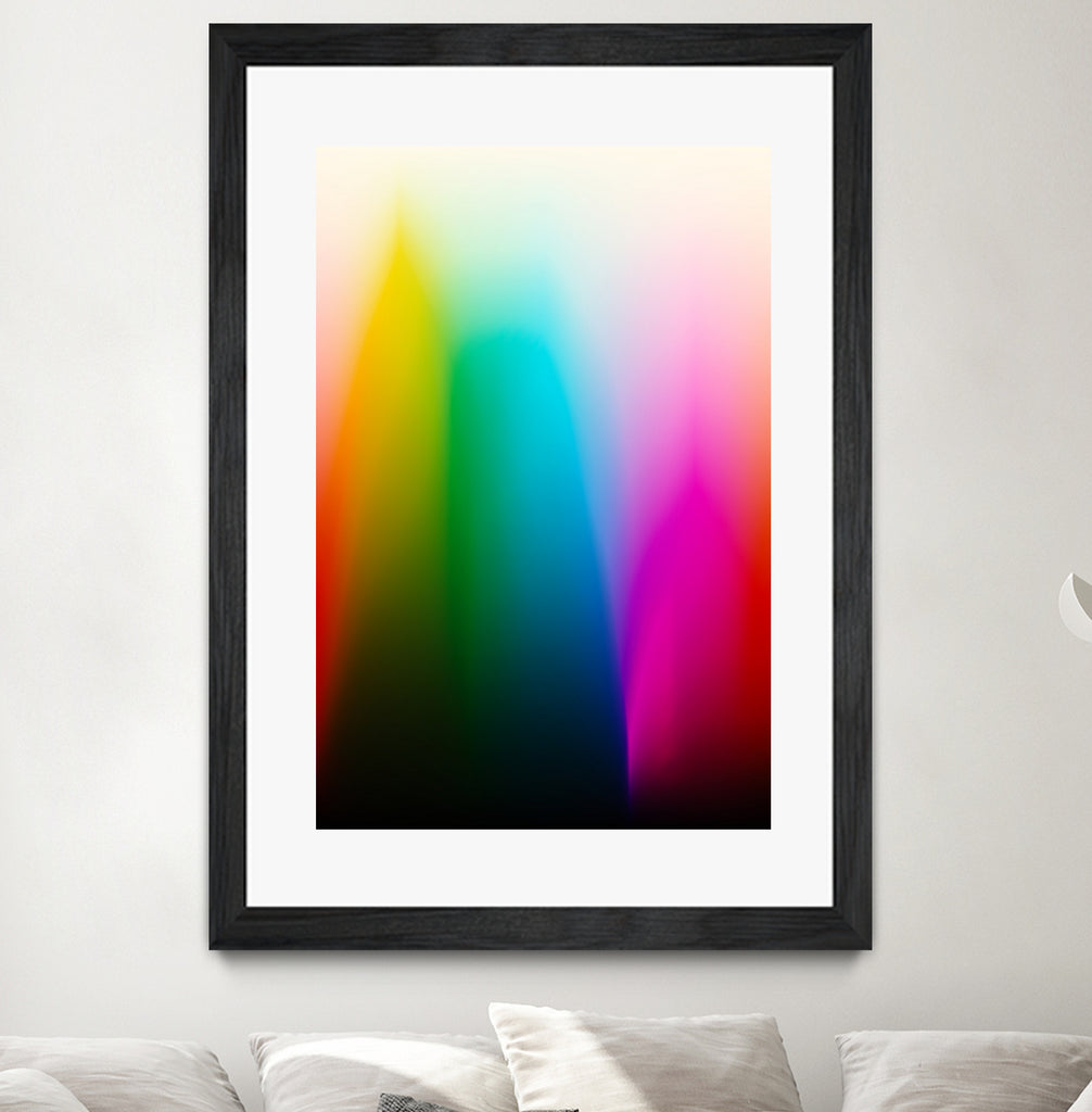 Every Color Rainbow Gradient on Film Stock by William Bottini on GIANT ART - red photo illustration