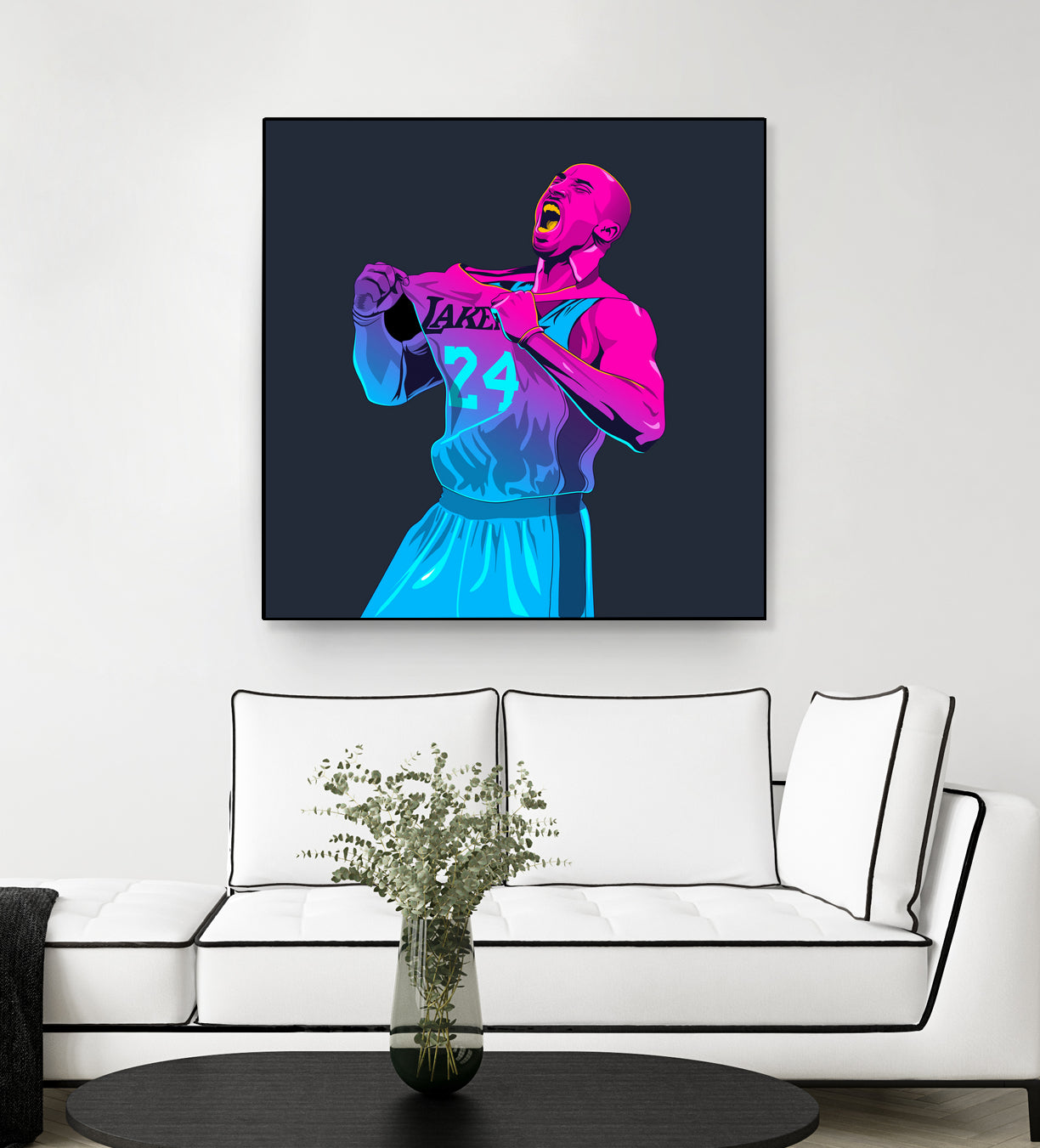 Kobe Bryant in pop art by Xen Zendra on GIANT ART