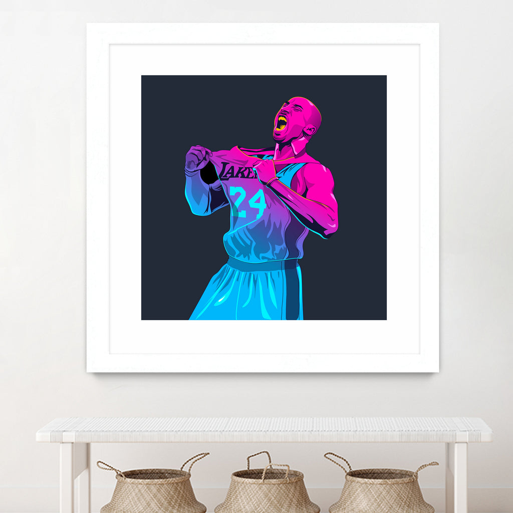 Kobe Bryant in pop art by Xen Zendra on GIANT ART