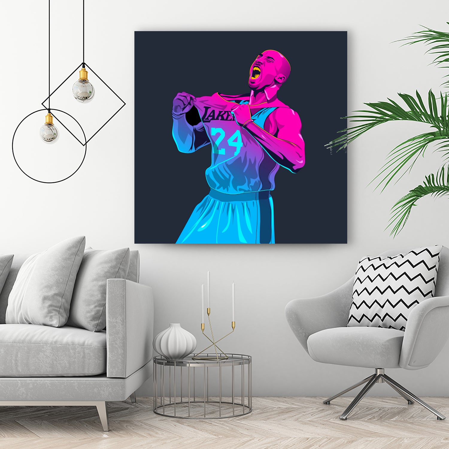 Kobe Bryant in pop art by Xen Zendra on GIANT ART