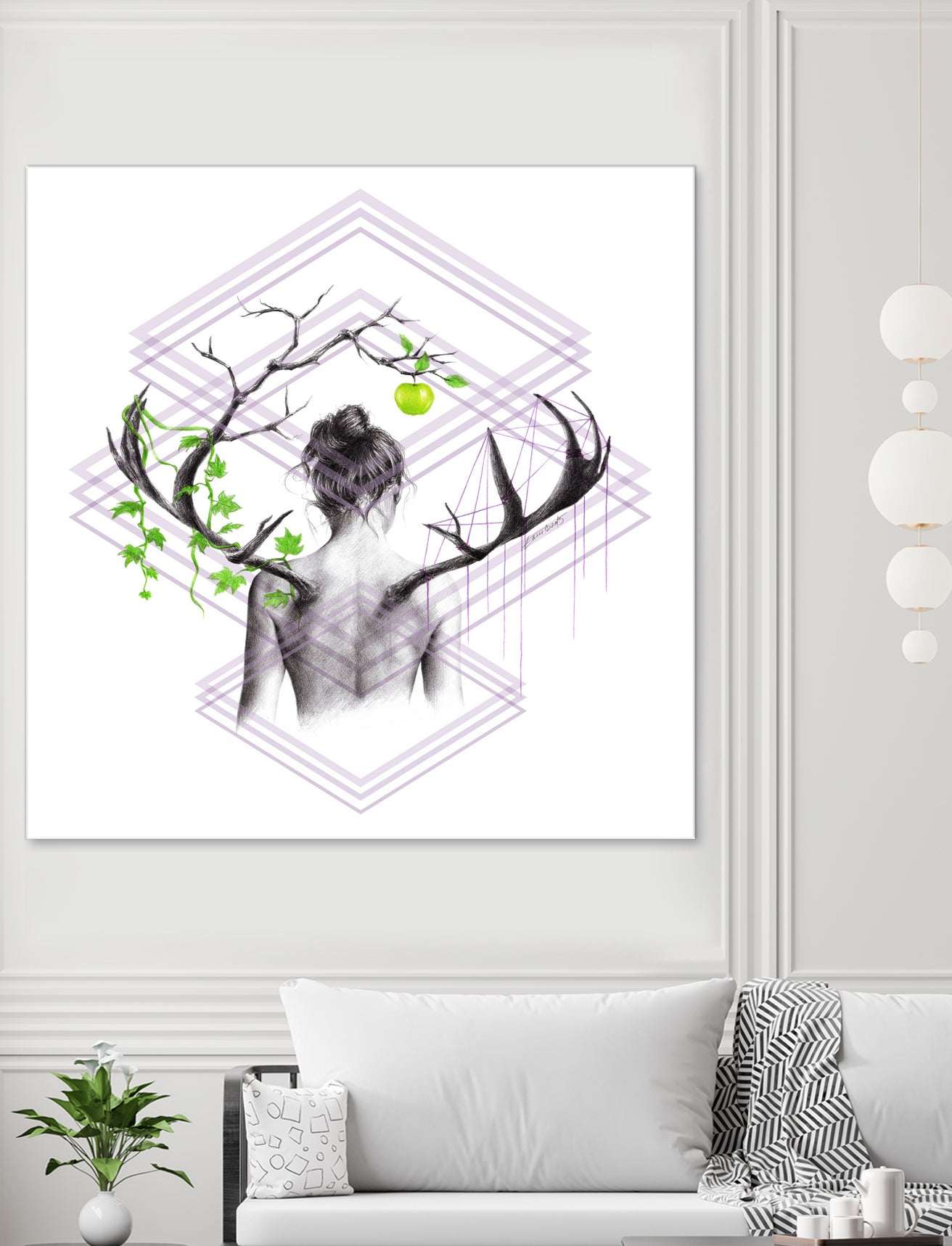 Grow by Emi Dimitrova on GIANT ART - white digital drawing