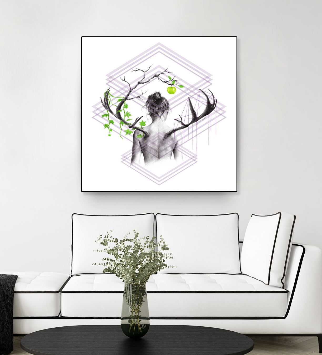 Grow by Emi Dimitrova on GIANT ART - white digital drawing