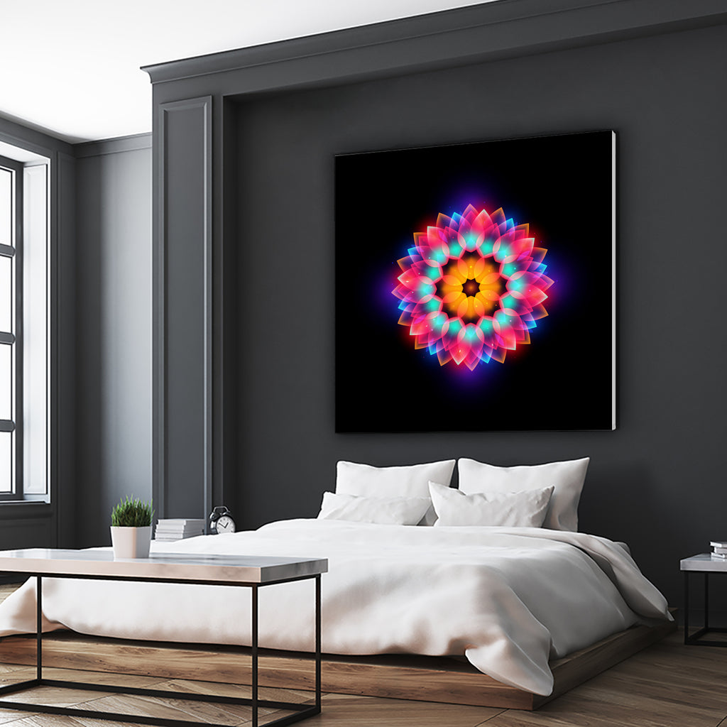 abstract flower3 by Ilya Shapko on GIANT ART - black vector illustration