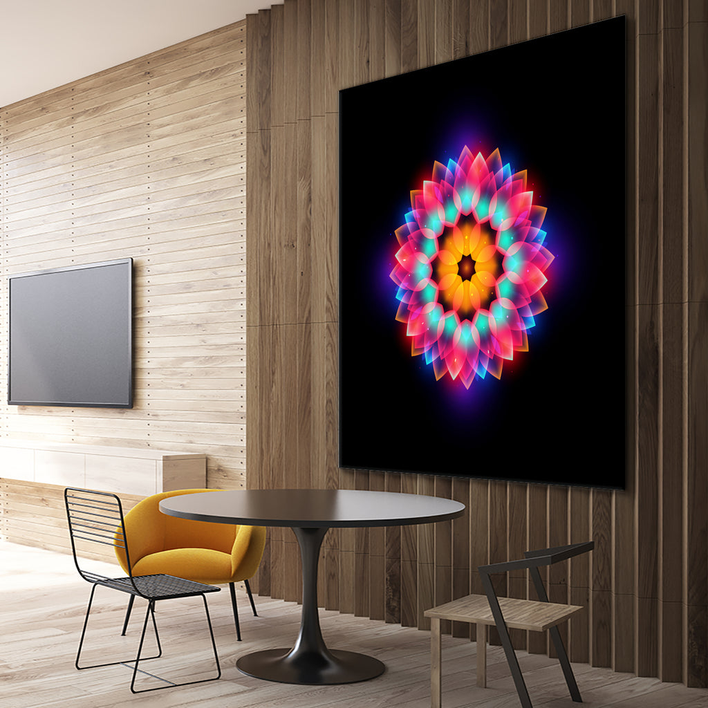 abstract flower3 by Ilya Shapko on GIANT ART - black vector illustration