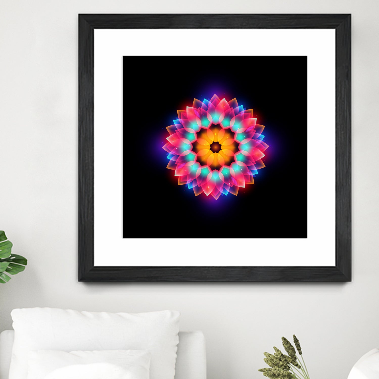 abstract flower3 by Ilya Shapko on GIANT ART - black vector illustration