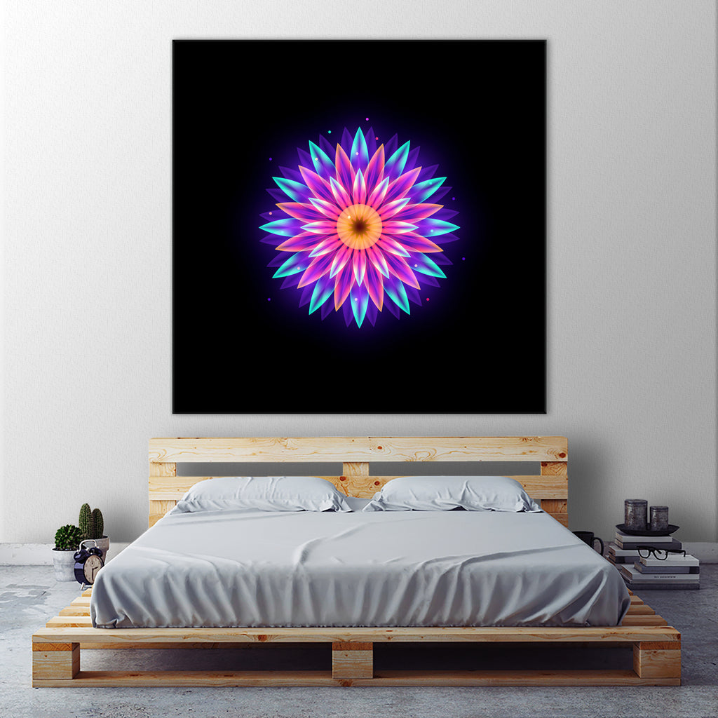 abstract flower1 by Ilya Shapko on GIANT ART - fuchsia vector illustration