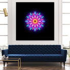 abstract flower1 by Ilya Shapko on GIANT ART - fuchsia vector illustration